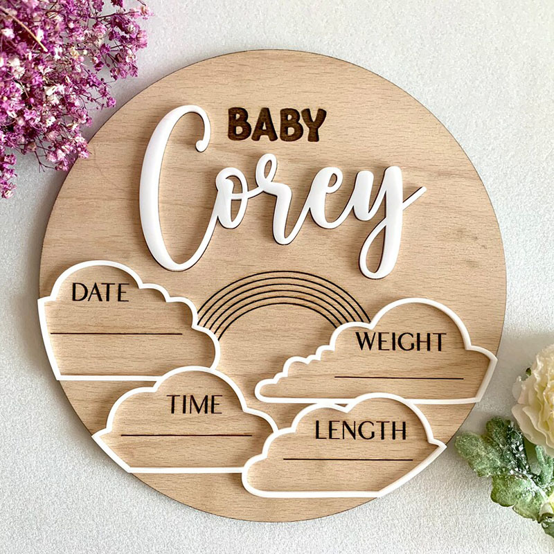 Photography Prompt - Letrero de madera personalizado para anuncio