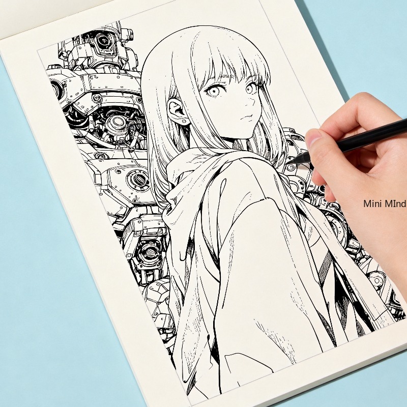 Photography Book - Cuaderno de Dibujo para Aliviar el