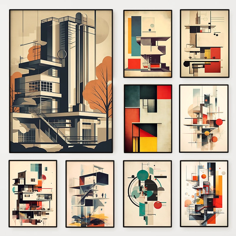 Póster de boceto de arquitectu - Photography Geometry reseña y precio