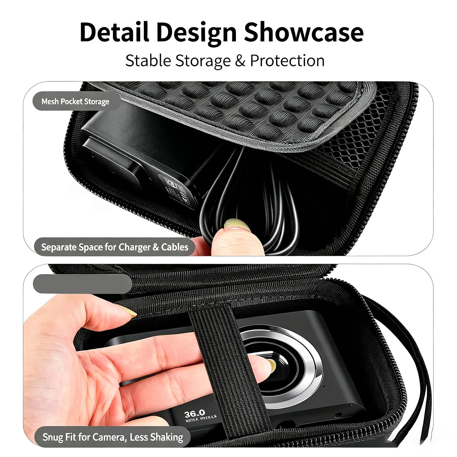 Funda para cámara digital CCD, - Camera Wrist Strap reseña y precio